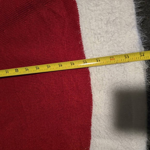 NWT It's Our Time Red Dress with Gold Sequin Details - Picture 8 of 8